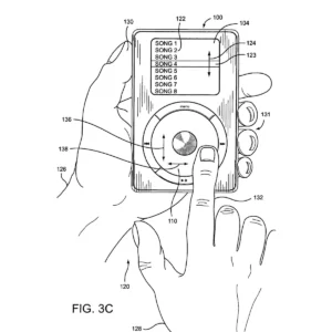 Apple - iPod click wheel patent